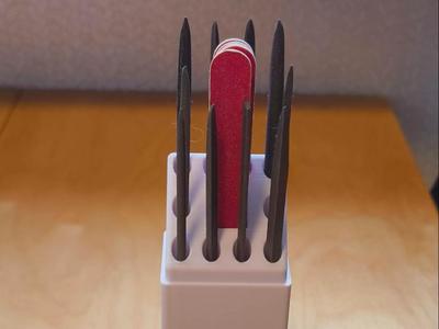 Needle file box/holder