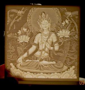 White Tara Lithophane