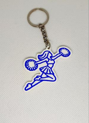 Cheerleader keychain
