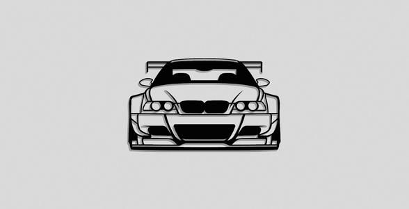 BMW M3 GTR FRONT