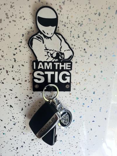 The Stig wall key holder