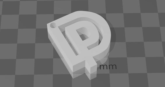 Depp Purple Key ring