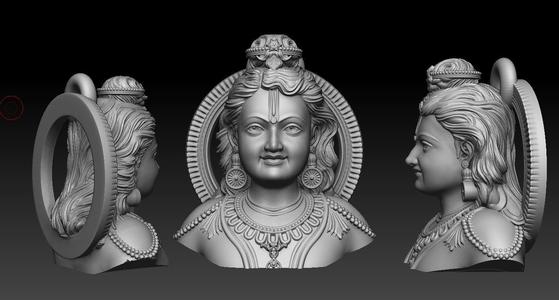 Key Chain of Ramalala Bust model