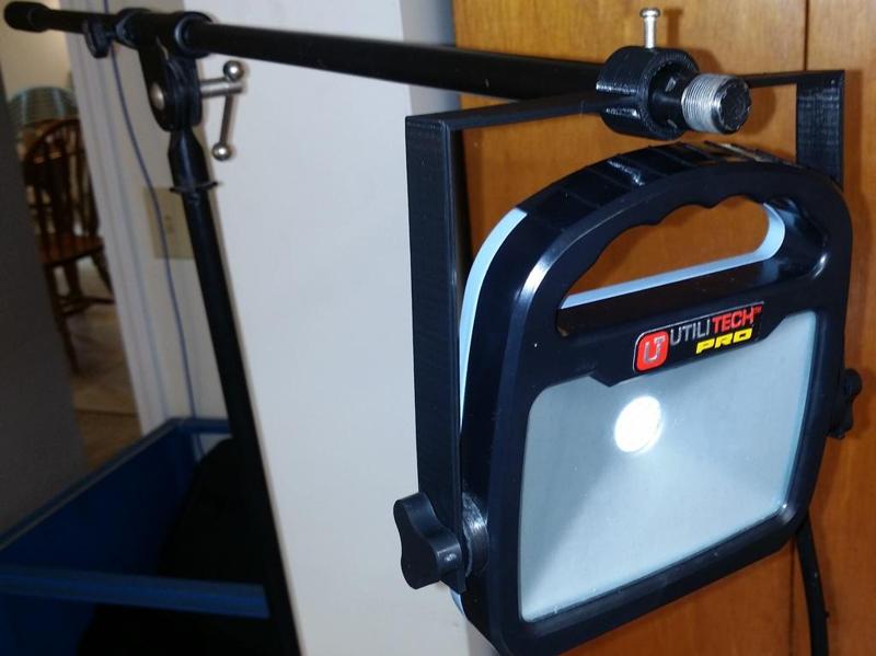 UTILITECH LED Light Mic-Stand frame attachment