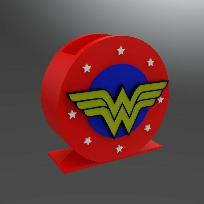 MARVEL PENCIL / WONDER WOMAN / WONDER WOMAN PENCIL HOLDER