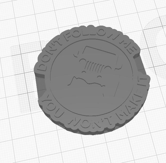 Don't Follow Me, You Won't Make It Keychain - JCreateNZ