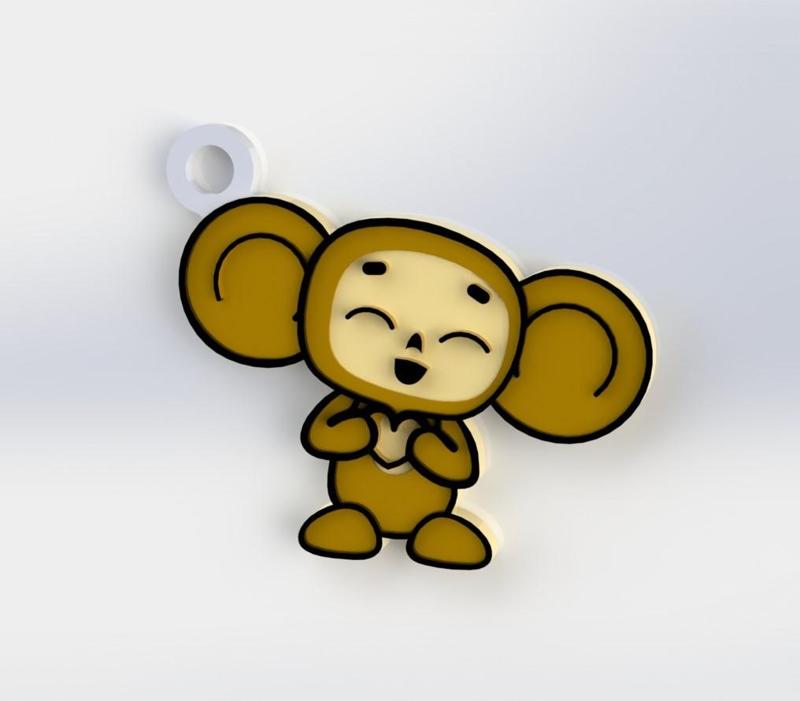 Pack 4 Cheburashka Key chains (Cheburashka Key chain)