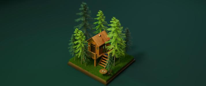 Cabin in the forest
