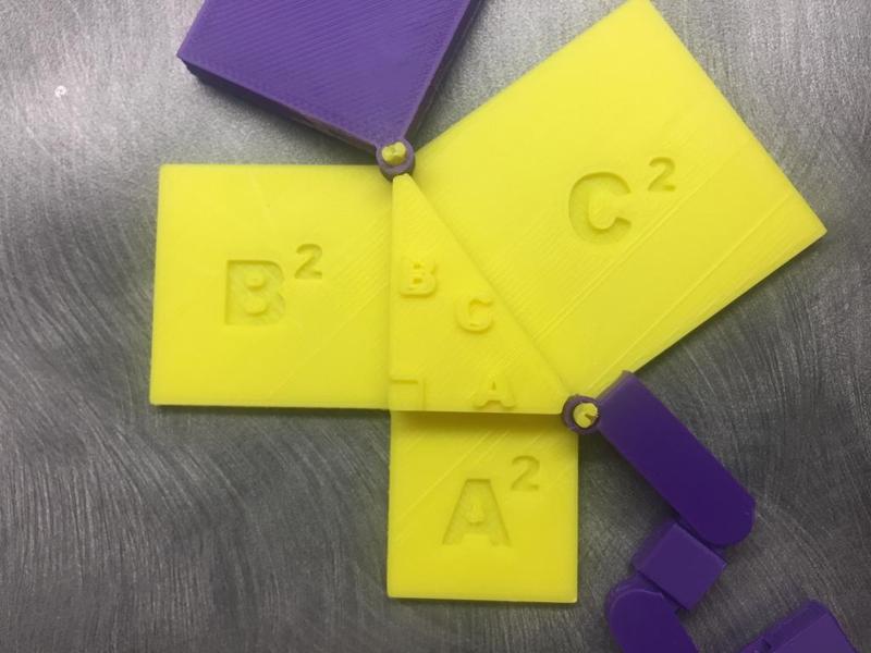 Simplified Pythagorean Proof with Labels