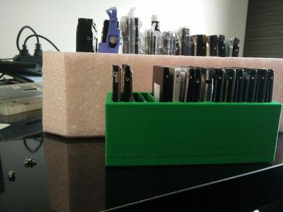 Parametric disk tray organizer
