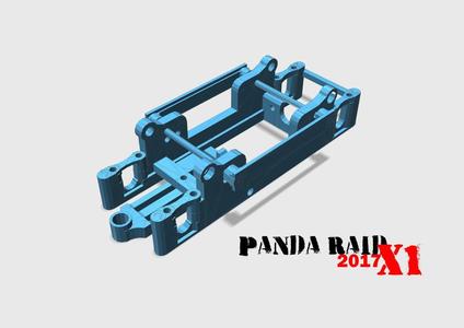 CHASIS X1 PANDA SCX RAID (MOTOR CACAHUETE)