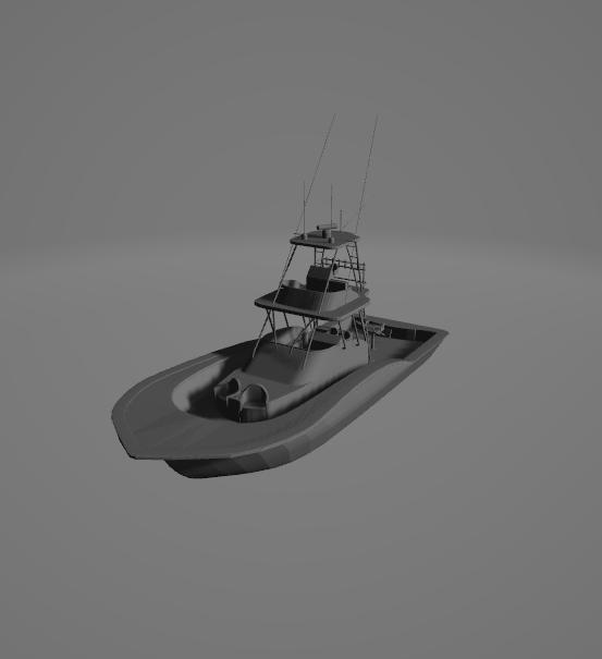 Fishing Boat – Printable 3D Model