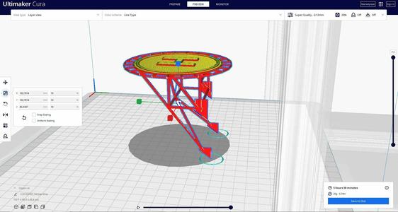 Helipad ship