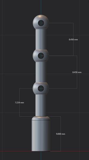 RC.Boat.Stanchions 30mm