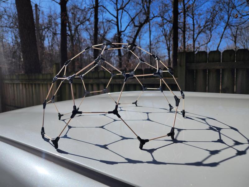 Toothpick Geodesic Dome