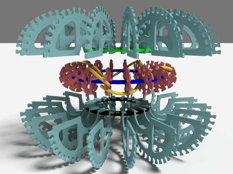 Nested ABHA Rodin Coil Frames - 1st & 3rd Order