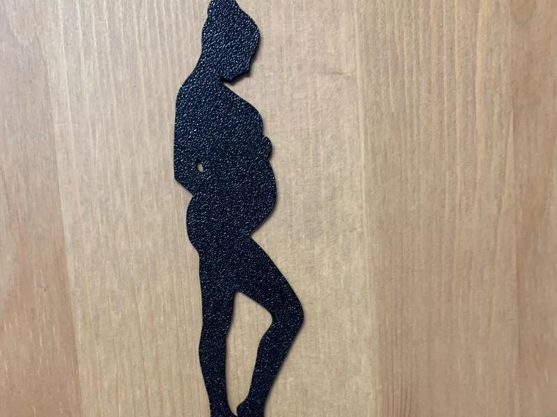 Pregnant Cake Topper 