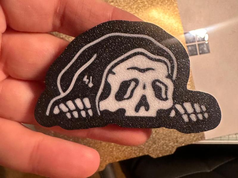 Grim Reaper Peeking Magnet