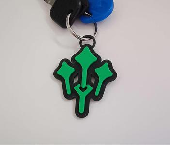 Sage FFXIV Role Icon Keychain