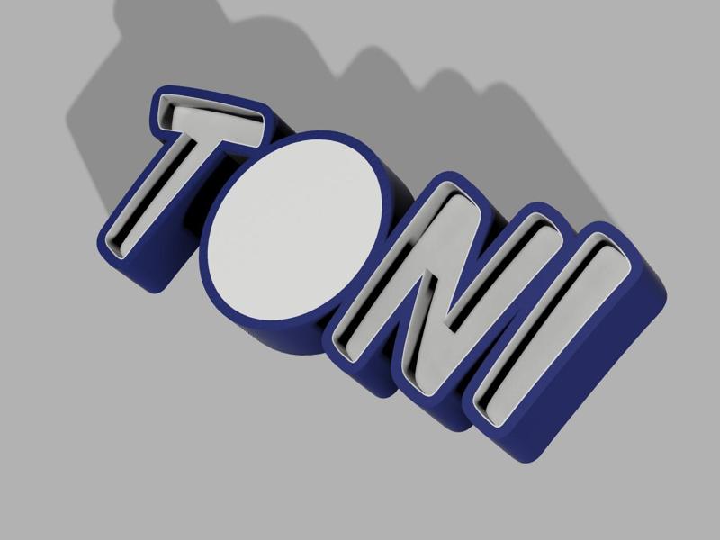 LED Name / Lettering TONI
