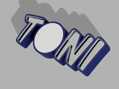 LED Name / Lettering TONI