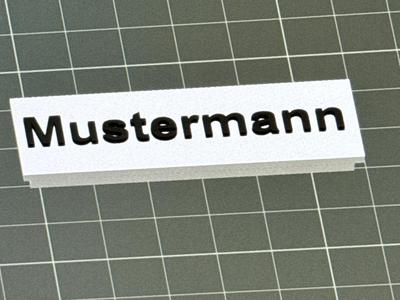 Mailbox Nameplate (in Bambu Studio)