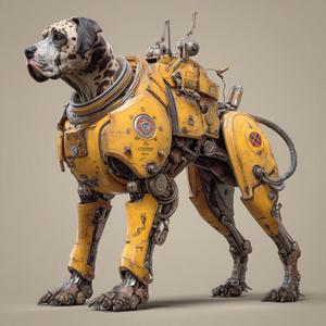 🐾⚔️ Pongo Canis-Bellator – Spotted Armor Collector's Edition (One-Piece STL)