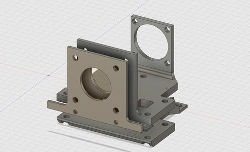 TEVO Tarantula Carriage Extruder Mount