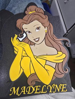 Customize Belle name plate