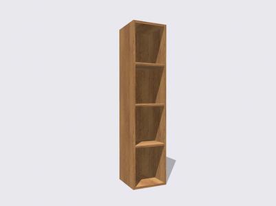 Multi-Compartment Vertical Shelf - Organize with Style