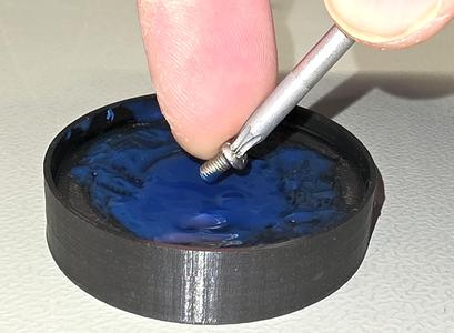 Loctite can, screw locking box