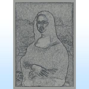 embossed plain monkey