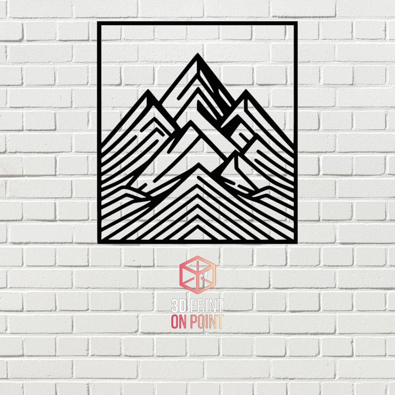 MOUNTAIN LANDSCAPE | 2D WALL ART #5
