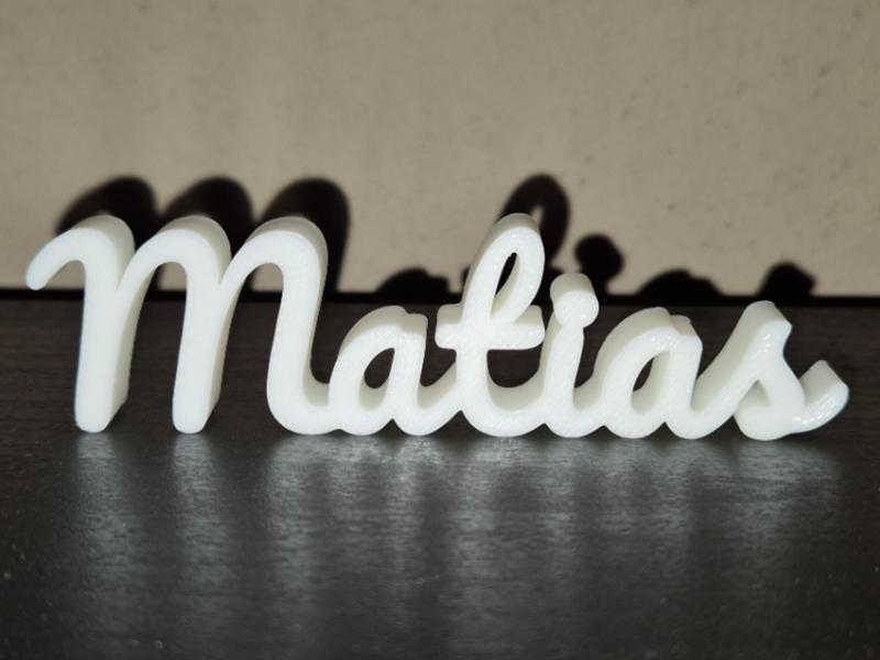 Matias Name Sign Display Decor