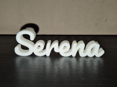 Serena Name Sign Display Decor