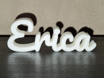 Erica Name Sign Display Decor