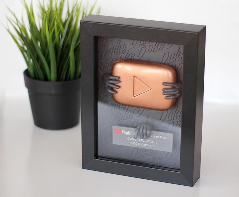Youtube Plaque