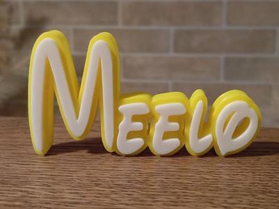 Meelo Disney Name Sign Decorated Room child Birth