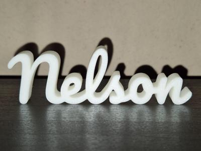 Nelson Name Sign Display Decor