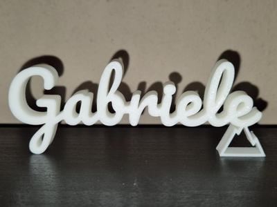 Gabriele Name Sign Display Decor