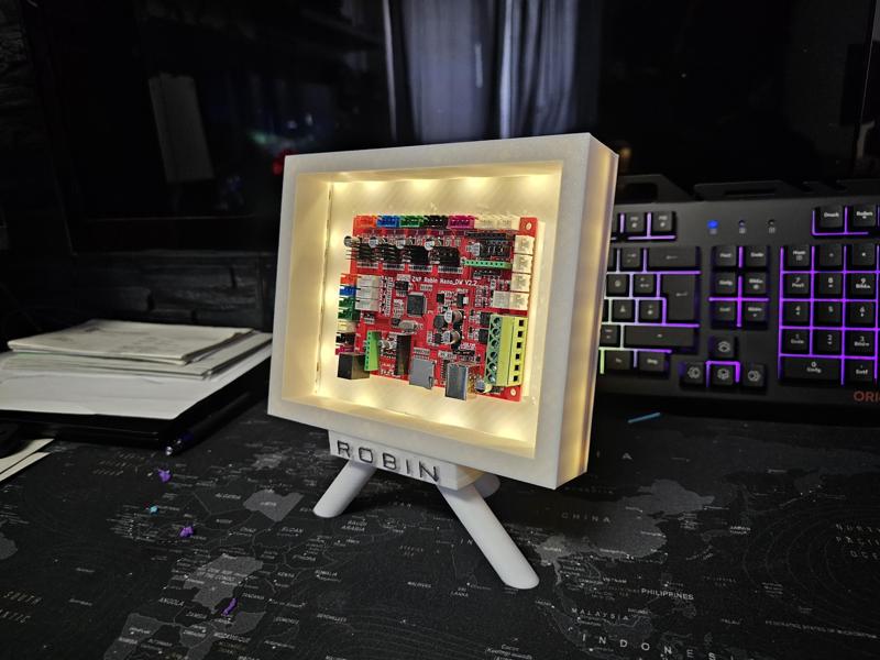 Photo Display Frame with LED's / Foto Rahmen mit LED's