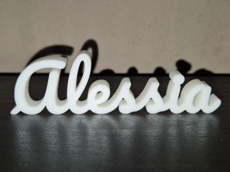 Alessia Name Sign Display Decor