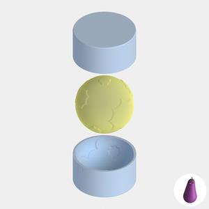 SEASONS SUMMER SPHERE D80 BATH BOMB SOLID SOAP PRESS MOLD