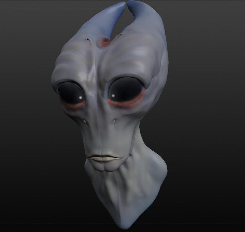 Mass Effect Salarian Sculpt