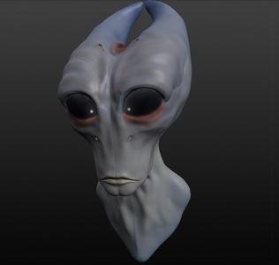 Mass Effect Salarian Sculpt
