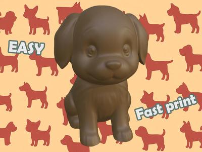 Easy to print Puppy