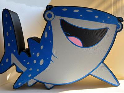 Bruce, Finding Nemo, Light Box
