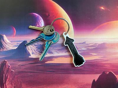 Starship spacex keychan