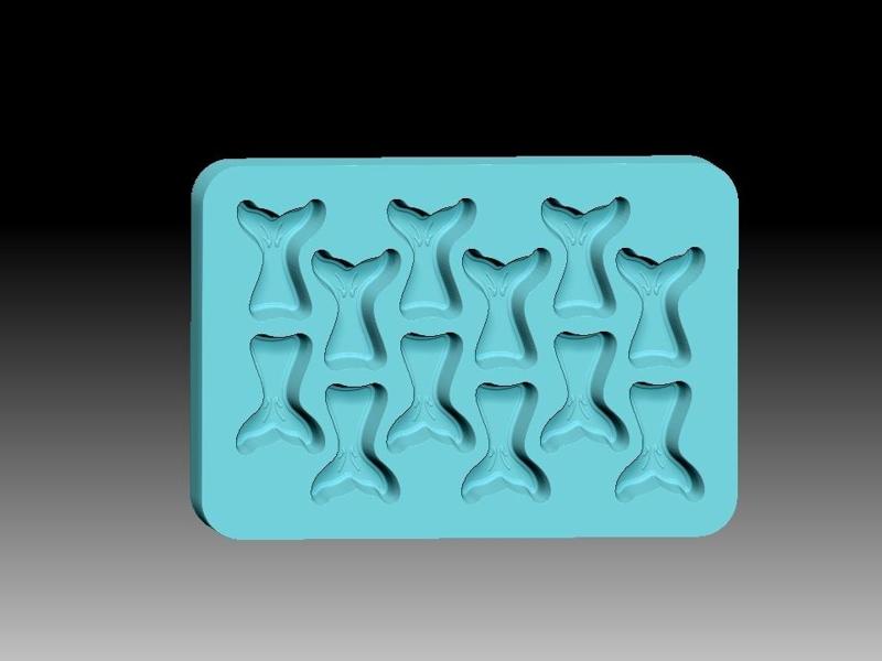MERMAID TAIL KIT BATH BOMB CONFETTI MICRO MINI MULTI MOLDS