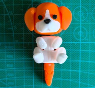 Articulated Beagle Fridge Magnet
